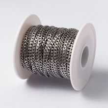 Cargar imagen en el visor de la galería, Cadena Cubana en Acero Inoxidable 304 – 3 mm Ancho (Rollo 10 m)