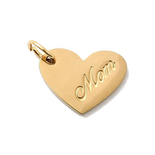 Cargar imagen en el visor de la galería, Charm de corazón “mom”
