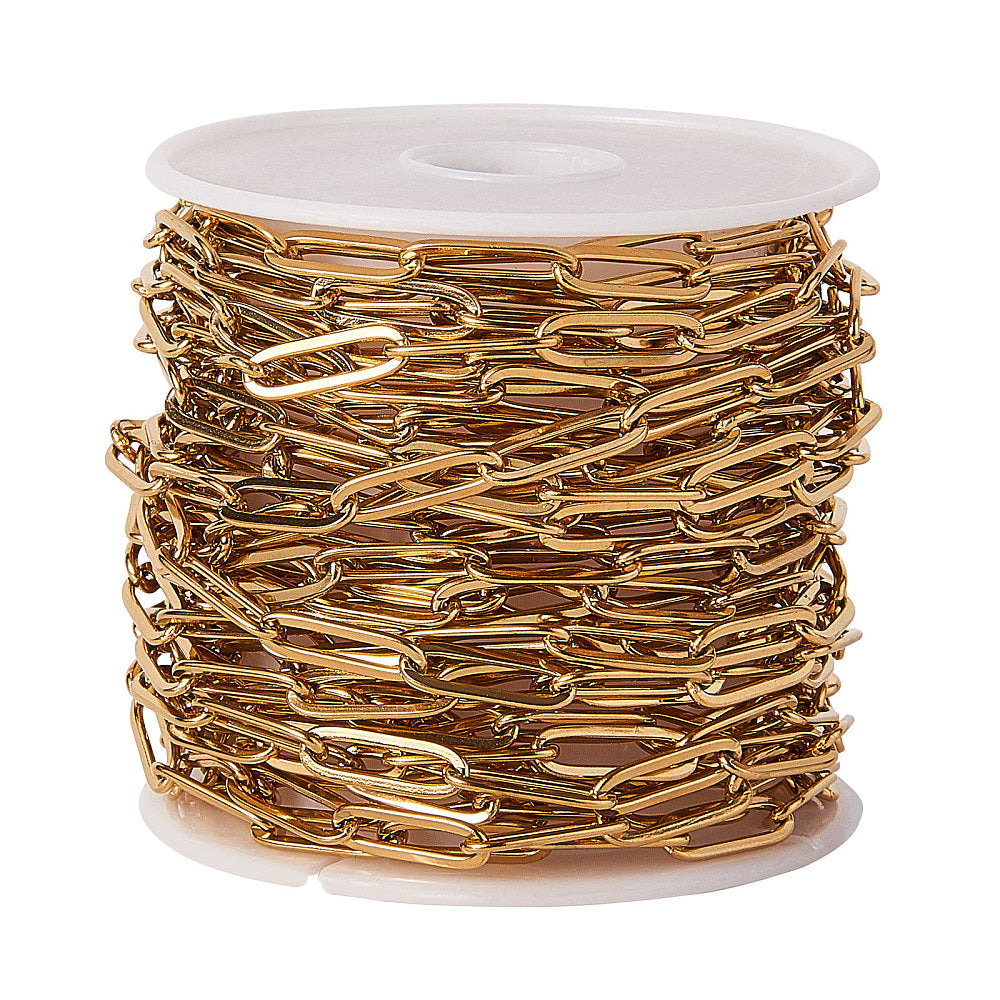 Rollo de cadena paper clip 5 metros